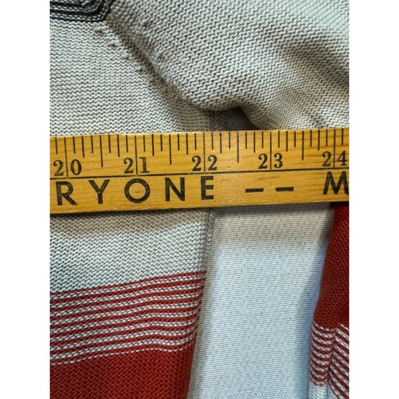 Volcom Mens Corpo Class V Neck Pullover Sweater Long Sleeve Size XL Multi Stripe - Picture 9 of 10